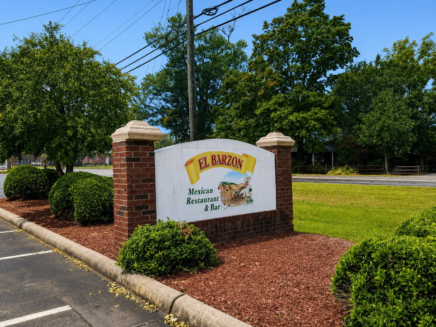 El Barzon restaurant entrance signage